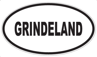 GRINDELAND - Oval Magnet