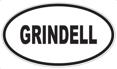 GRINDELL - Oval Magnet