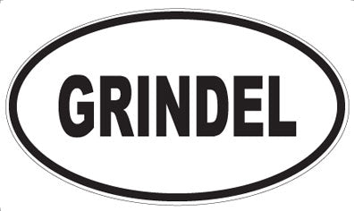 GRINDEL - Oval Magnet