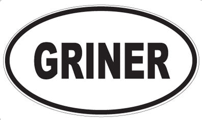 GRINER - Oval Magnet