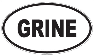 GRINE - Oval Magnet