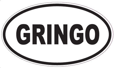 GRINGO - Oval Sticker