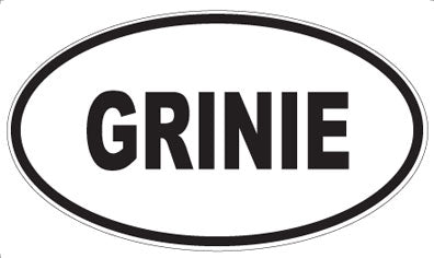 GRINIE - Oval Magnet