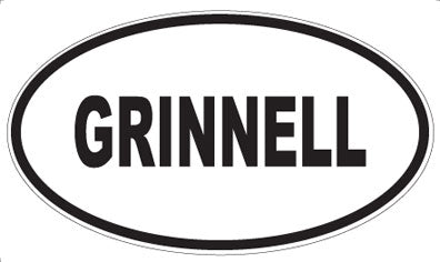 GRINNELL - Oval Magnet
