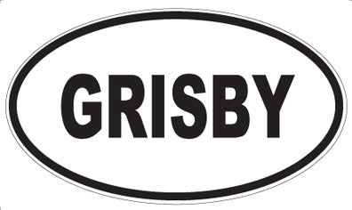 GRISBY - Oval Magnet