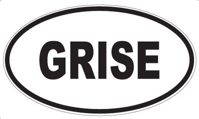 GRISE - Oval Magnet