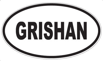 GRISHAN - Oval Magnet