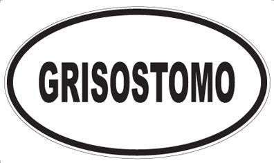 GRISOSTOMO - Oval Magnet