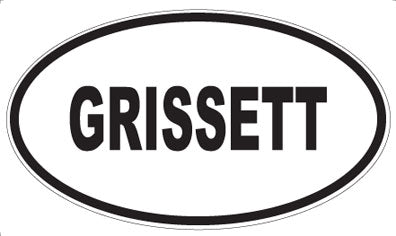 GRISSETT - Oval Magnet