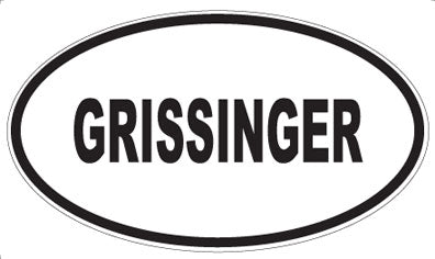 GRISSINGER - Oval Magnet