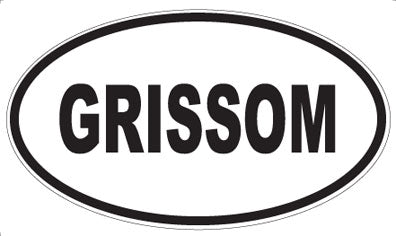 GRISSOM - Oval Magnet