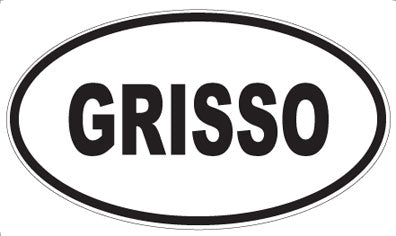 GRISSO - Oval Magnet