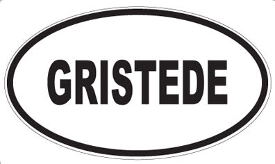 GRISTEDE - Oval Magnet