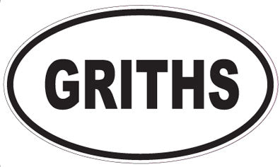 GRITHS - Oval Sticker