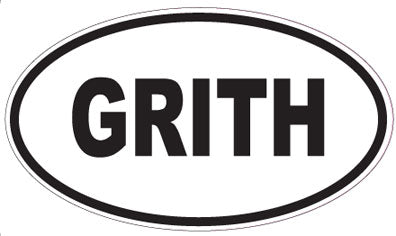 GRITH - Oval Magnet