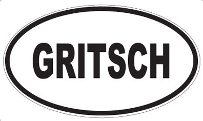 GRITSCH - Oval Magnet