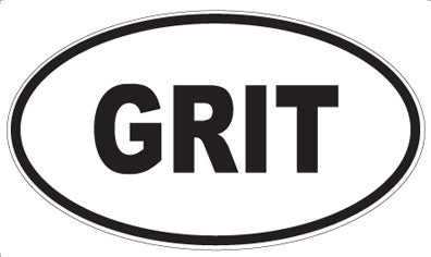GRIT - Oval Magnet