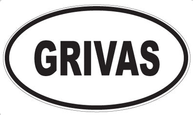 GRIVAS - Oval Magnet
