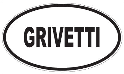 GRIVETTI - Oval Magnet