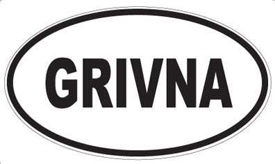 GRIVNA - Oval Magnet