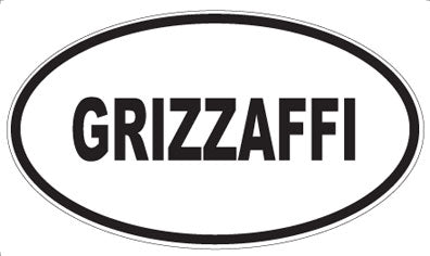 GRIZZAFFI - Oval Magnet