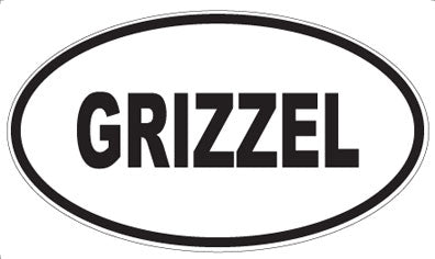 GRIZZEL - Oval Magnet