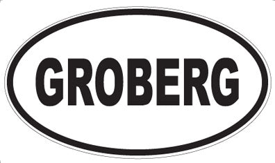 GROBERG - Oval Magnet