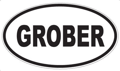 GROBER - Oval Magnet