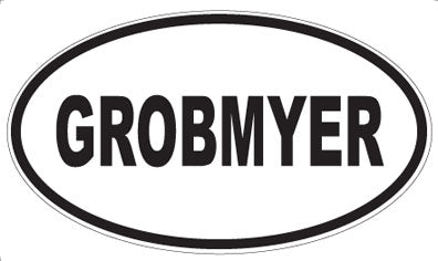 GROBMYER - Oval Magnet