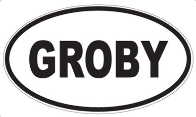 GROBY - Oval Magnet