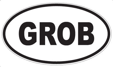 GROB - Oval Magnet