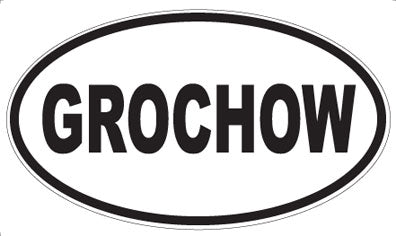 GROCHOW - Oval Magnet