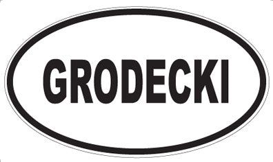 GRODECKI - Oval Magnet