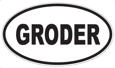 GRODER - Oval Magnet