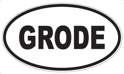 GRODE - Oval Magnet