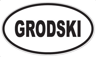 GRODSKI - Oval Magnet
