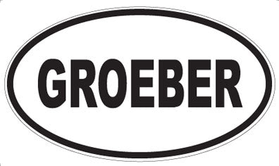 GROEBER - Oval Magnet