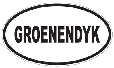 GROENENDYK - Oval Magnet