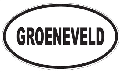 GROENEVELD - Oval Magnet