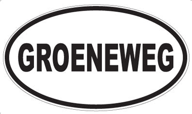 GROENEWEG - Oval Magnet