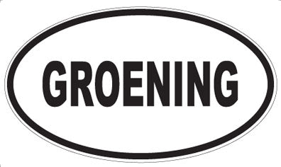 GROENING - Oval Magnet