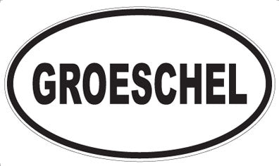 GROESCHEL - Oval Magnet