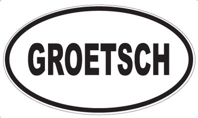 GROETSCH - Oval Magnet