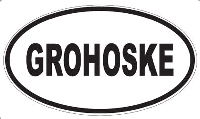 GROHOSKE - Oval Magnet