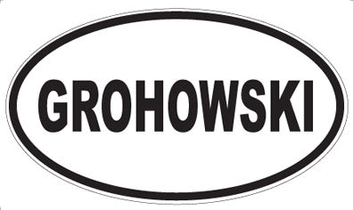 GROHOWSKI - Oval Magnet