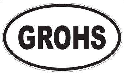 GROHS - Oval Magnet