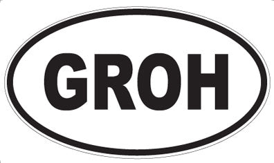 GROH - Oval Magnet