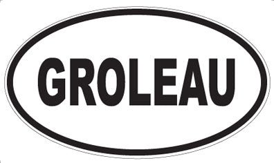 GROLEAU - Oval Magnet