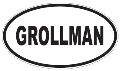 GROLLMAN - Oval Magnet