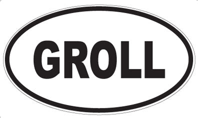 GROLL - Oval Magnet